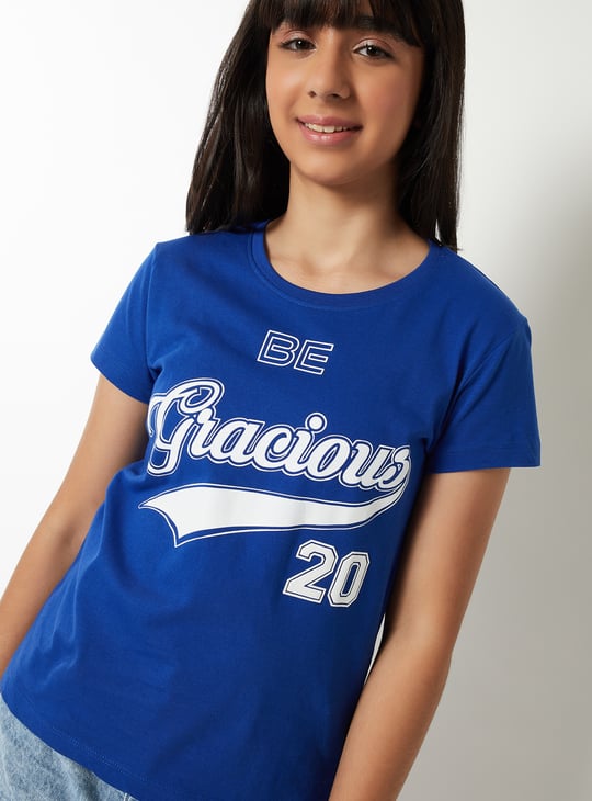 Girls Printed T-shirt - Pack of 2