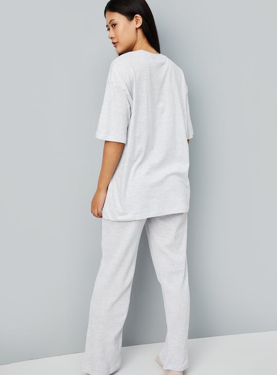 Women Printed PJ Set