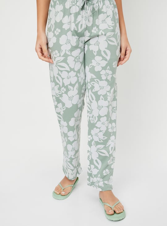 Women Floral Print PJ Set