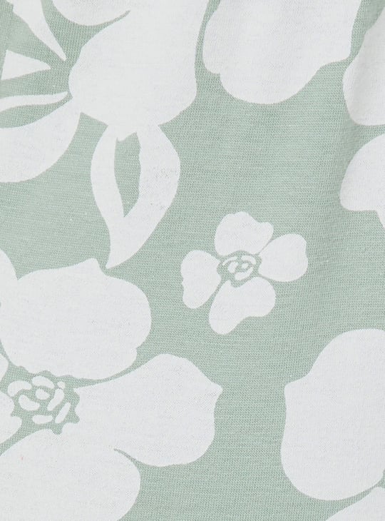 Women Floral Print PJ Set