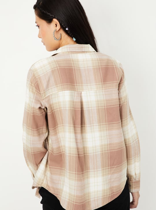 Women Checked Regular Fit Shirt