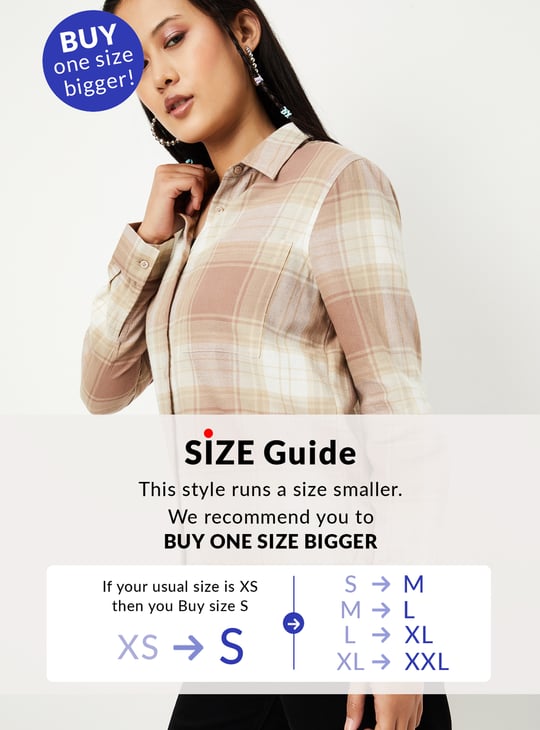 Women Checked Regular Fit Shirt