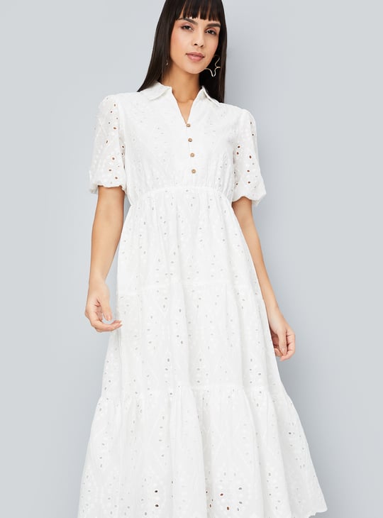 Women Schiffili Tiered Midi Dress