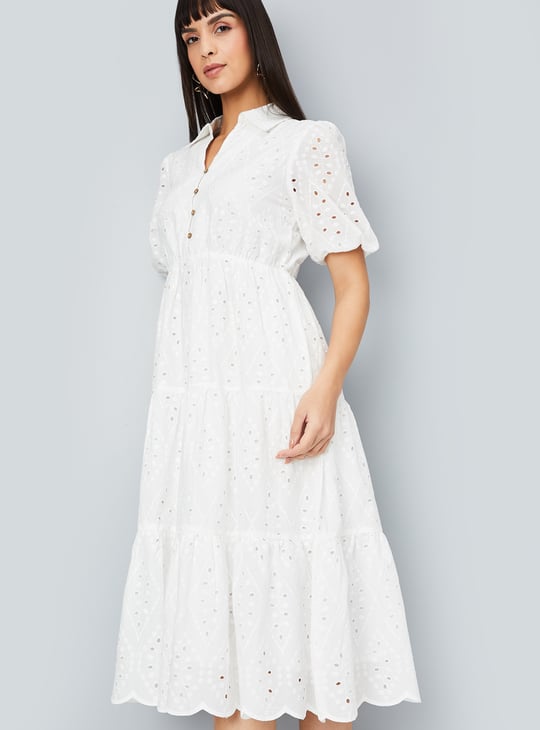 Women Schiffili Tiered Midi Dress