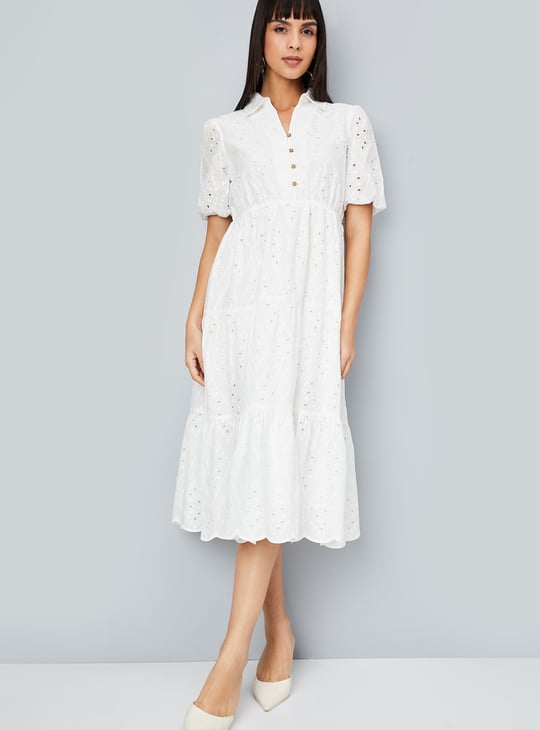 Women Schiffili Tiered Midi Dress