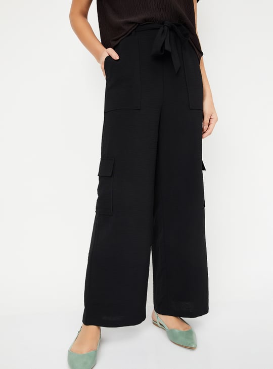 Women Textured Cargos