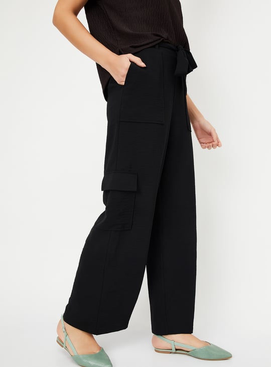 Women Textured Cargos