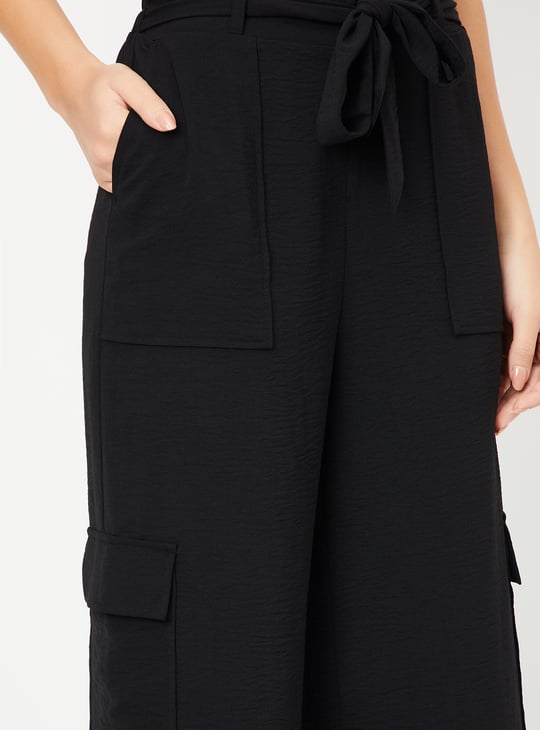 Women Textured Cargos