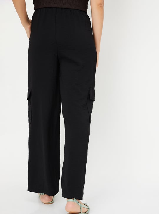 Women Textured Cargos