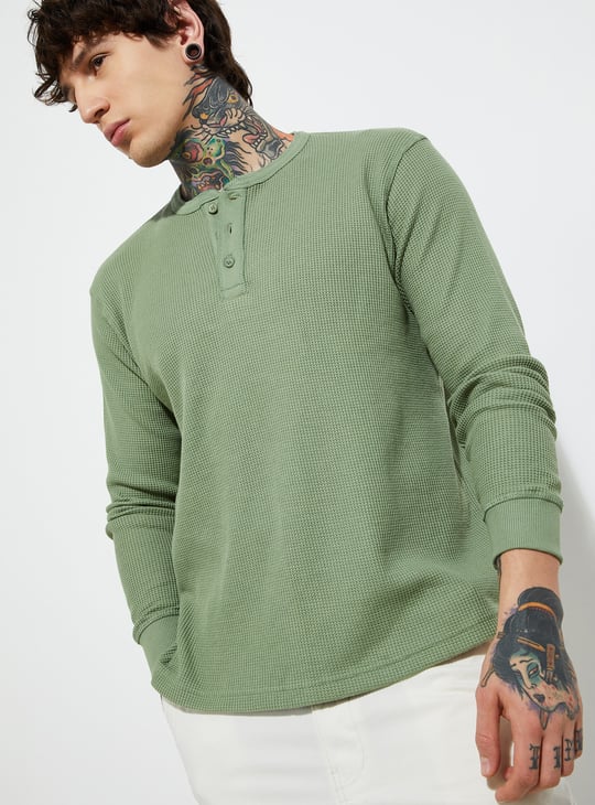 URB_N Men Textured T-shirt