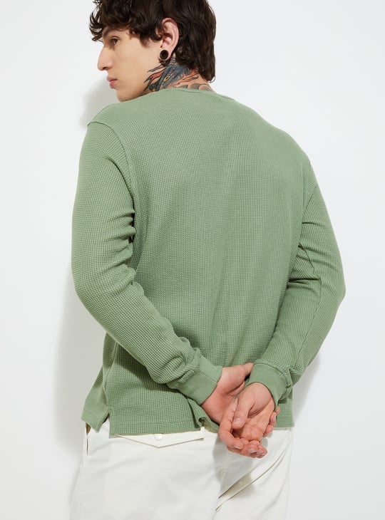 URB_N Men Textured T-shirt