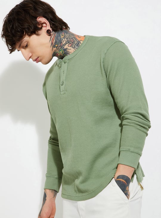 URB_N Men Textured T-shirt