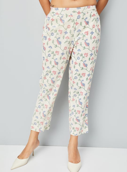 Women Floral Print Straight Kurta Set