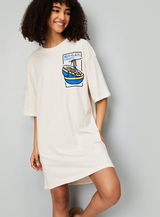 Women Printed Nightdress
