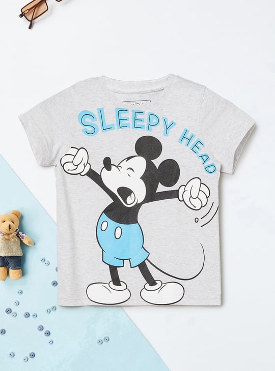 Boys Mickey Print Nightwear Set