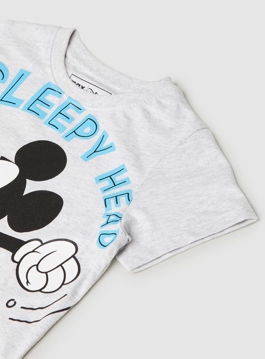 Boys Mickey Print Nightwear Set