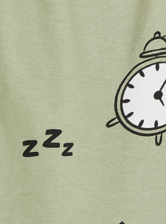 Boys Printed Shorts Set