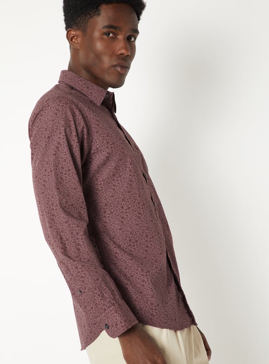 Men Printed Slim Fit Shirt