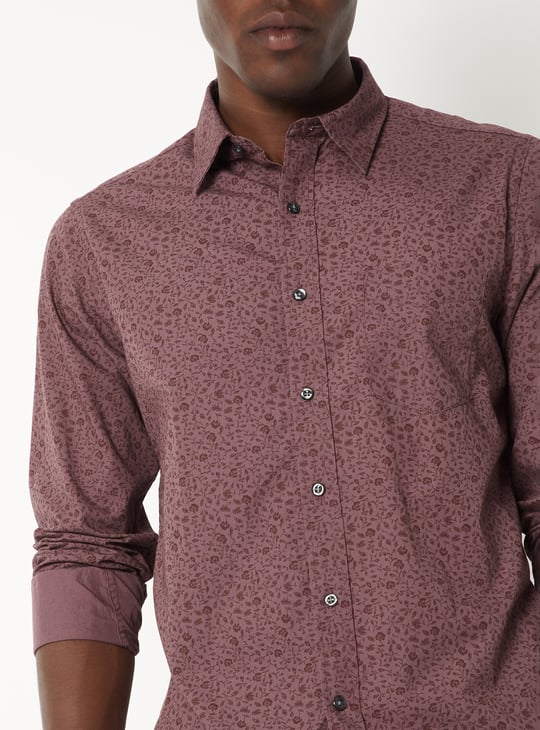 Men Printed Slim Fit Shirt
