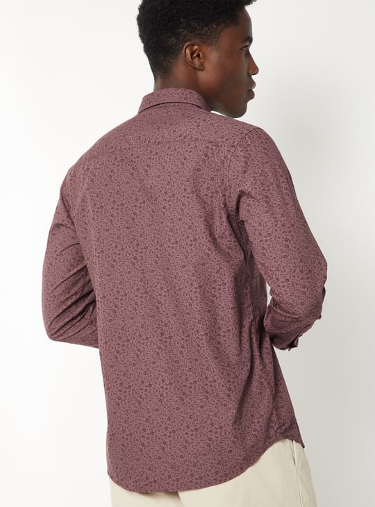 Men Printed Slim Fit Shirt