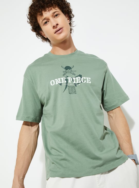 Men One Piece Print T-shirt