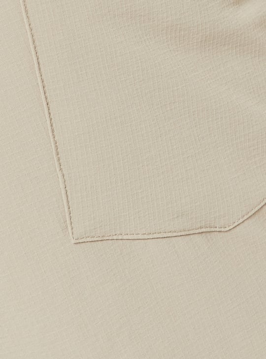 Men Textured Slim Fit Sports Joggers