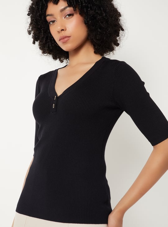 Women Ribbed Top