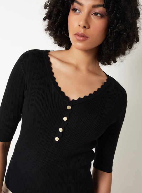 Women Ribbed Top