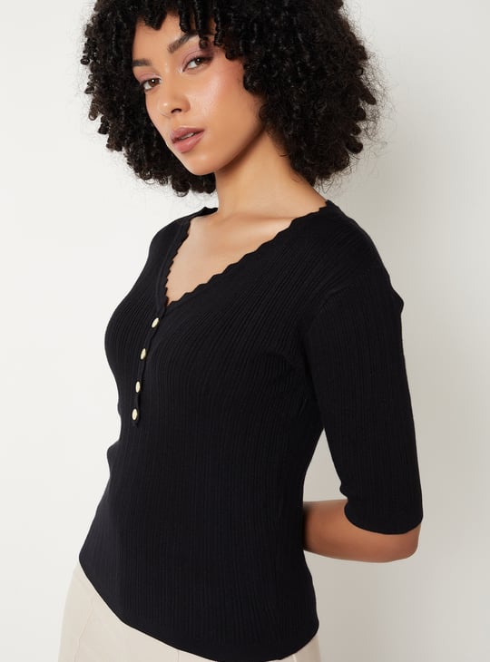 Women Ribbed Top