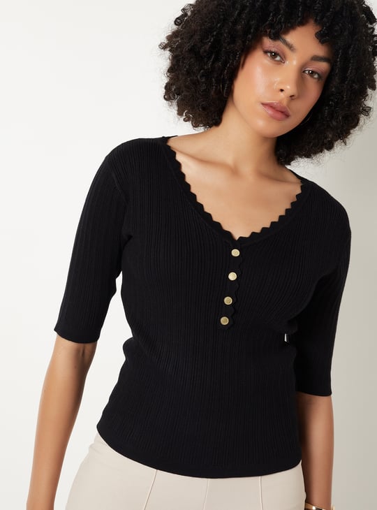 Women Ribbed Top