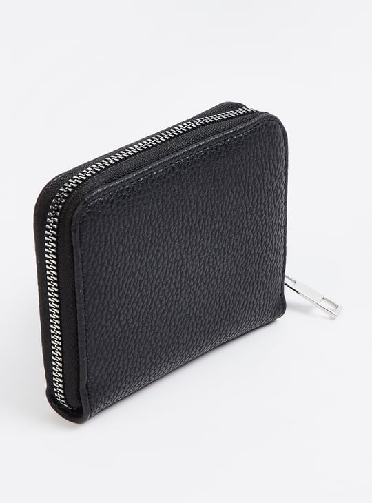 Women Star-Studded Zip-around Wallet