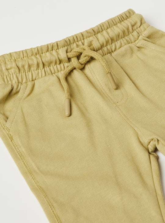 Boys Solid Joggers - Pack of 2