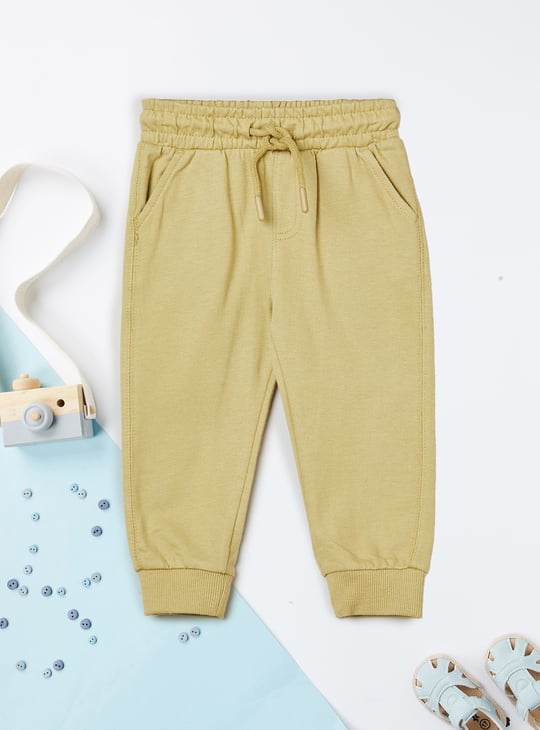 Boys Solid Joggers - Pack of 2