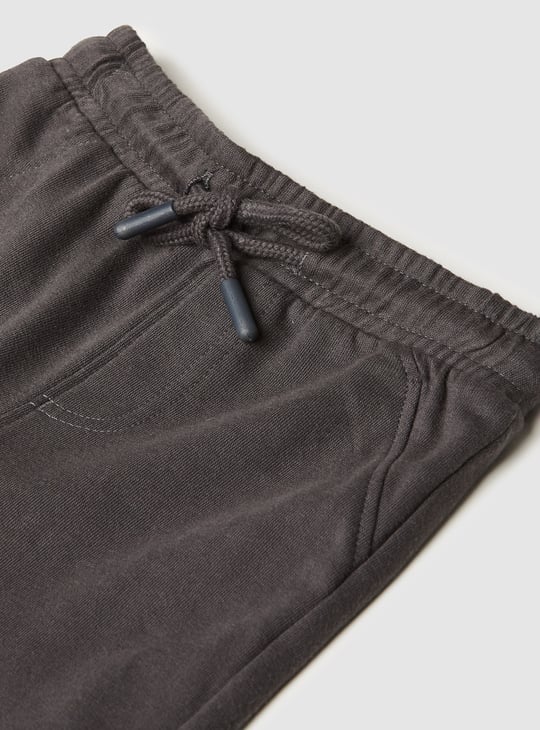 Boys Solid Shorts - Pack of 2