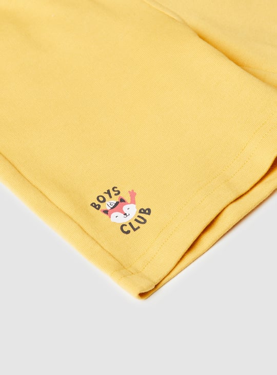 Boys Solid Shorts - Pack of 2