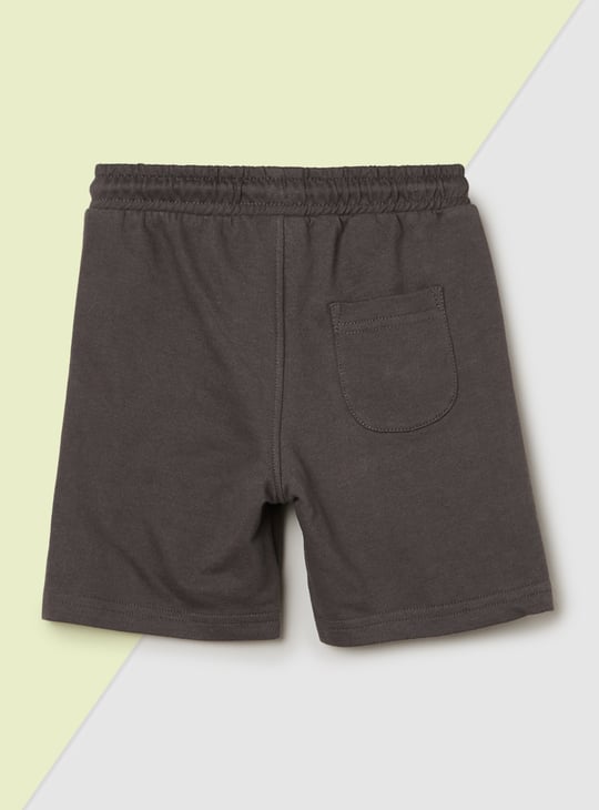 Boys Solid Shorts - Pack of 2