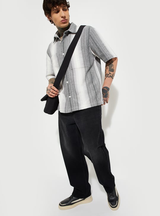 URB_N Men Washed Loose Fit Jeans