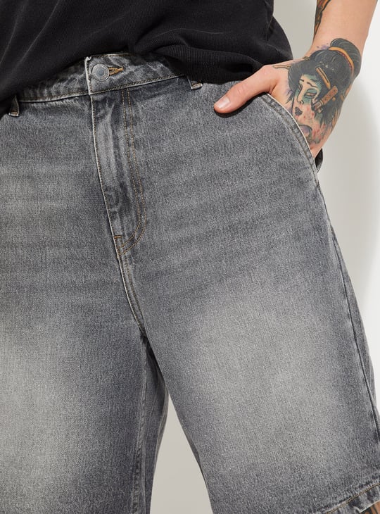 URB_N Men Washed Jorts