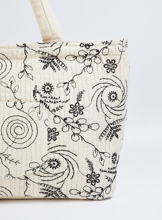 Women Embroidered Tote Bag