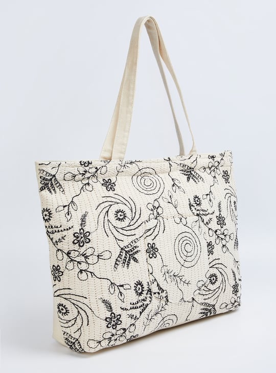 Women Embroidered Tote Bag