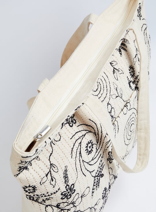 Women Embroidered Tote Bag