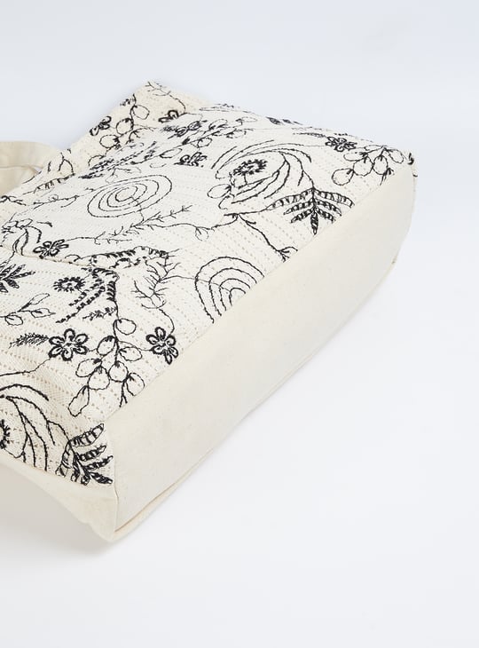 Women Embroidered Tote Bag