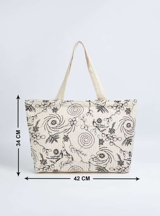 Women Embroidered Tote Bag
