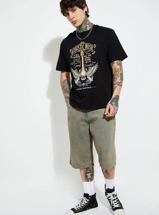 Mr Beatbox - Mens Musical Instrument Gift Organic Cotton T-Shirt (Small, Grey