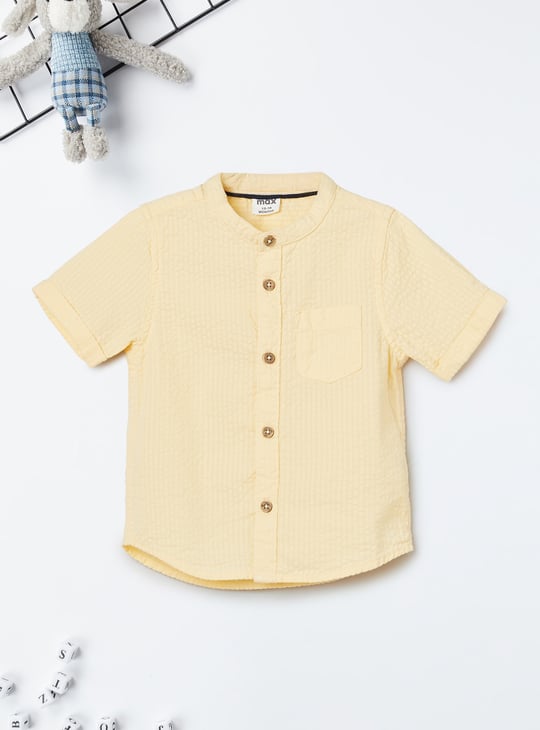 Boys Seersucker Shirt