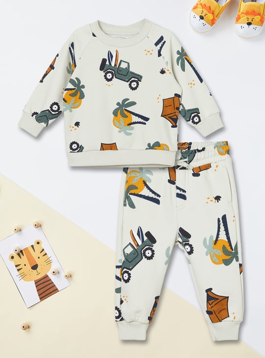 Boys Printed Joggers Set