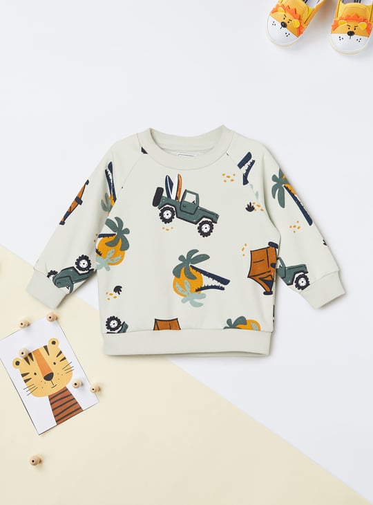 Boys Printed Joggers Set