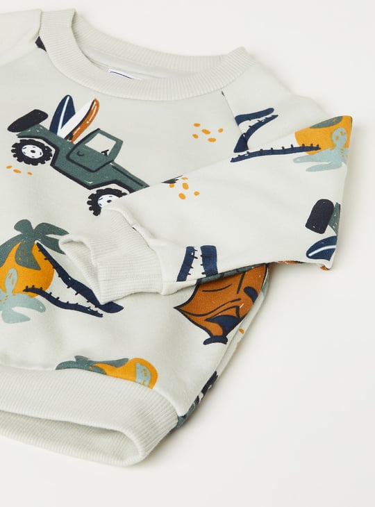 Boys Printed Joggers Set