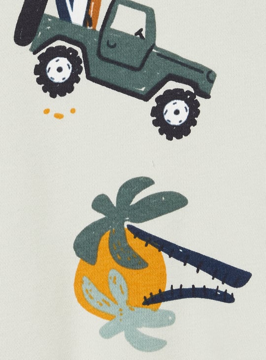 Boys Printed Joggers Set