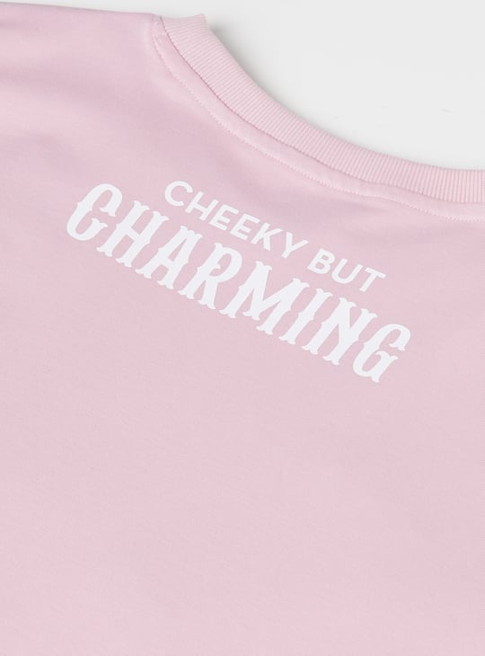 Girls Relaxed Fit Kuromi Print T-shirt